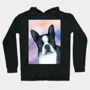 Dog 128 Boston Terrier Hoodie